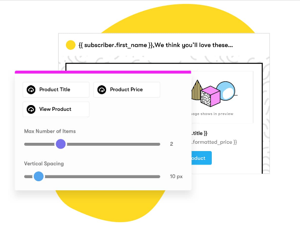 Drip personalize customer data feature