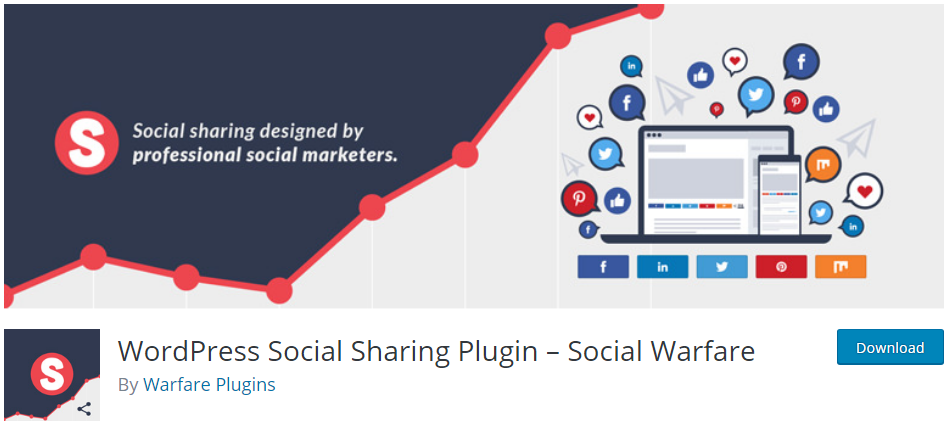 wordpress social warfare plugin to exponentially boost your traffic
