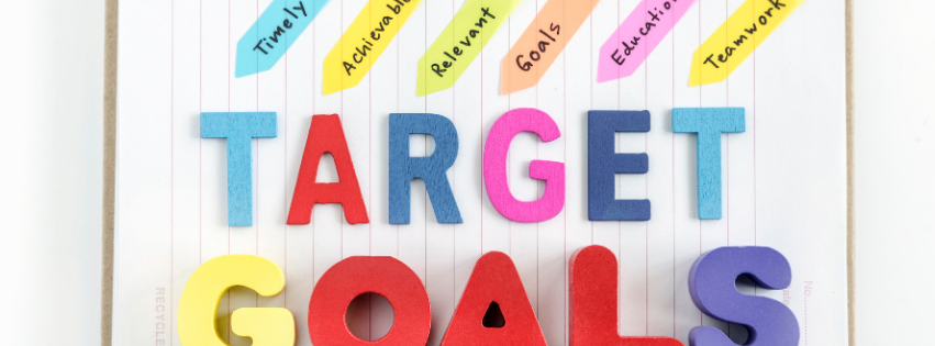 digital marketing for beginners in 2025 - An image that says Target goals